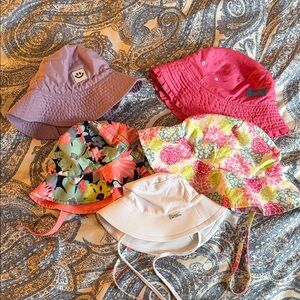 Colorful Kids Sun Hats Set